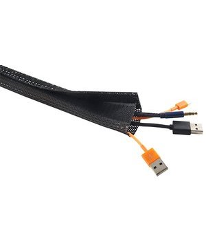 BRATECK Δεματικό Καλωδίων τύπου Flex Wrap VS-85, 100x8.5cm, μαύρο