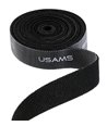 USAMS ταινία τύπου Velcro πολλαπλών χρήσεων ZB60ZD05, 20mm, 5m, μαύρη