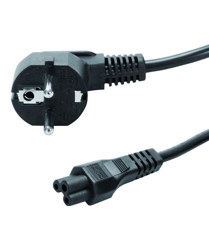 POWERTECH καλώδιο ρεύματος 3pin για laptop CAB-P005, 3x 0.3mm², 1.5m