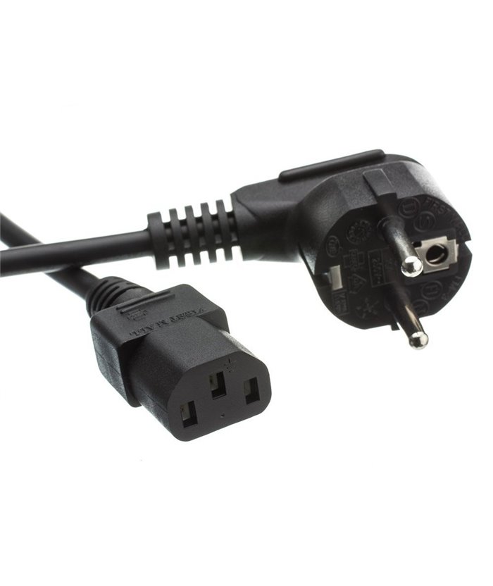 POWERTECH Καλώδιο τροφοδοσίας CAB-P020, 3x 0.75mm², CCS, 1.5m, μαύρο