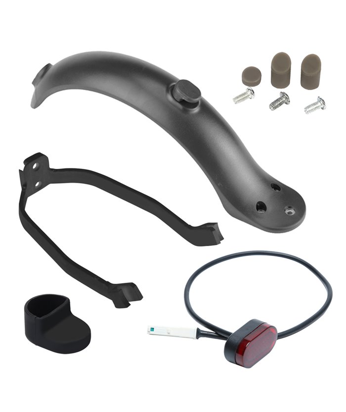 Ανταλλακτικό σετ πίσω φτερού για ηλεκτρικό πατίνι Xiaomi M365, μαύρο