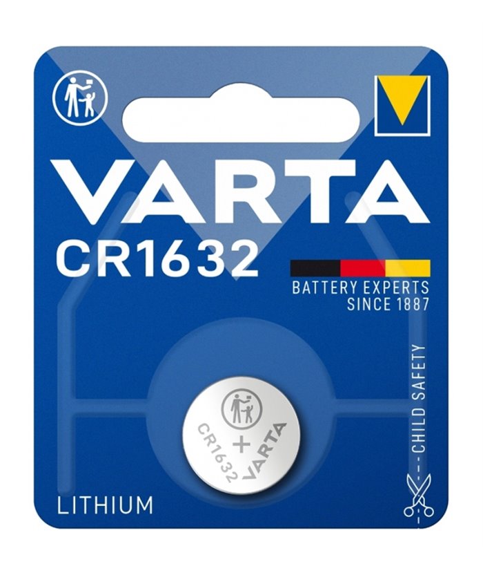 VARTA μπαταρία λιθίου CR1632, 3V, 1τμχ