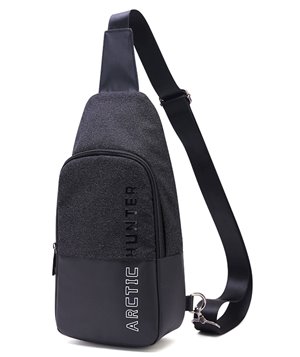 ARCTIC HUNTER τσάντα Crossbody XB0058-BK, αδιάβροχη, μαύρη