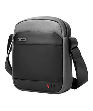 ARCTIC HUNTER τσάντα ώμου K00065 με θήκη tablet, αδιάβροχη, 3L, γκρι