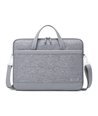 GOLDEN WOLF τσάντα ώμου 6305, θήκη laptop 15.6", αδιάβροχη, γκρι