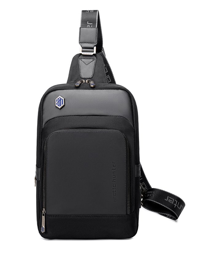 ARCTIC HUNTER τσάντα Crossbody XB00116, θήκη για tablet, αδιάβροχη μαύρη