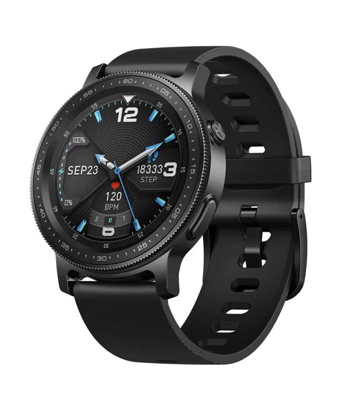 ZEBLAZE smartwatch GTR 2, 1.28", IP68, heart rate, ηχείο & mic, μαύρο