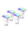 YEELIGHT smart λάμπα LED YLDP004-A WiFi, 4.5W GU10, 2700-6500K RGB, 4τμχ
