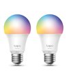 TP-LINK Smart λάμπα LED TAPO-L530E WiFi, 8.7W E27, 2500K-6500K RGB, 2τμχ