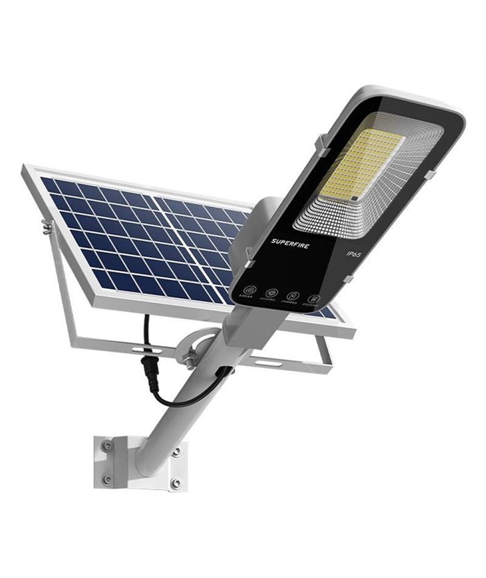 SUPFIRE LED ηλιακός προβολέας FF5-A, 63W, 8000K, IP65