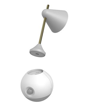 SOTHING φορητό φωτιστικό χώρου DSHJ-L-001-G, 0.25W, 15lm, 500mAh, γκρι