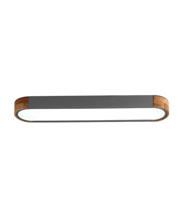 POWERTECH LED φωτιστικό οροφής HLL-0053, 36W, 2880lm, 95x14cm, γκρι