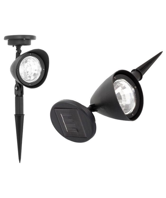 Ηλιακό φωτιστικό ZD43, 3x LED, 2τμχ
