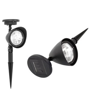 Ηλιακό φωτιστικό ZD43, 3x LED, 2τμχ