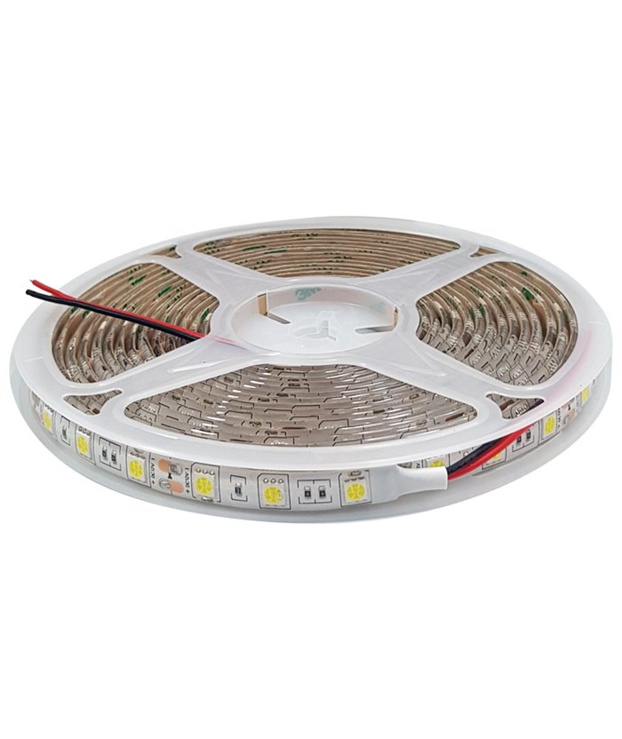 OPTONICA καλωδιοταινία LED 4839, IP54, 14.4W/m, 12V, 1000LM/m, 6000Κ, 5m