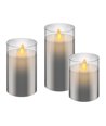 GOOBAY σετ LED φωτιστικό κερί 57865, 2700K, IP20, 3τμχ