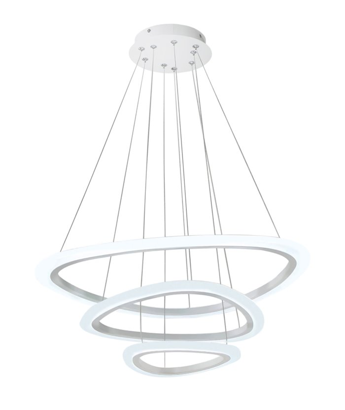 POWERTECH LED φωτιστικό οροφής HLL-0087, 44W, 3800lm, λευκό