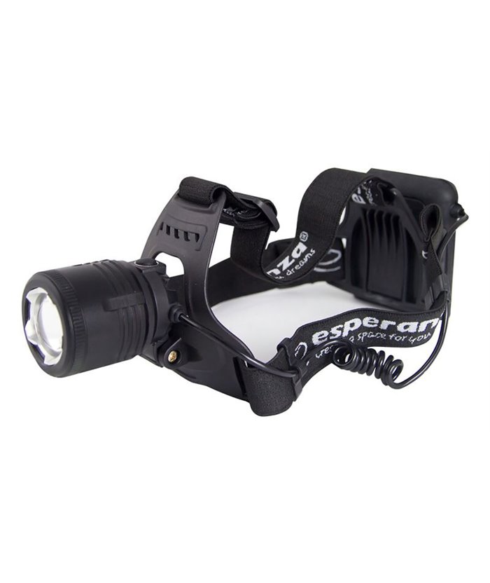 ESPERANZA φακός κεφαλής Cree T6 Ursa EOT028, 5W, 600 lumens, μαύρος