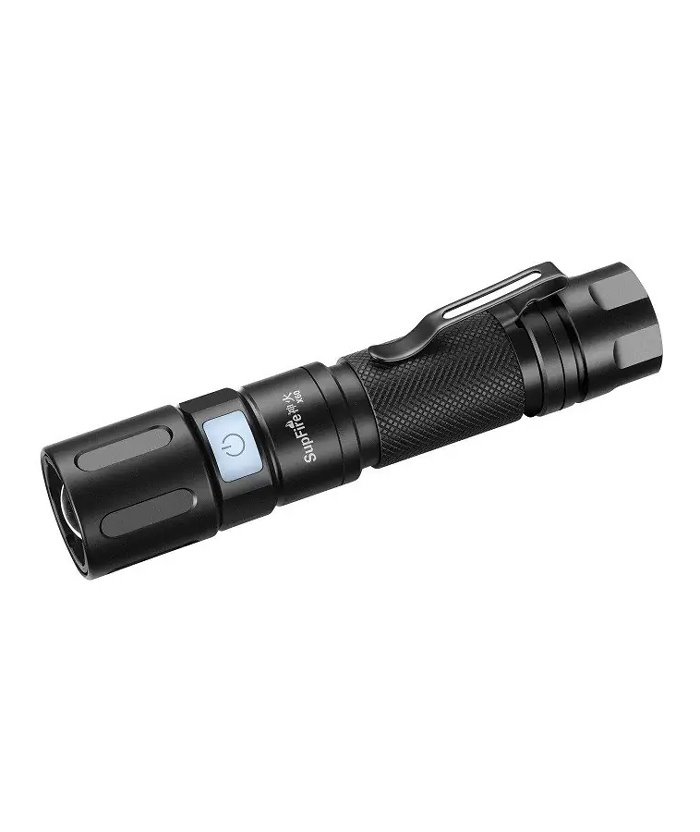 SUPFIRE φορητός φακός X60, zoom, 7W, 550lm, 200m, 2300mAh, IP43