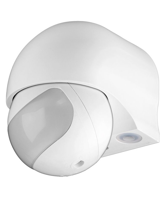 GOOBAY ανιχνευτής κίνησης 95174, εξωτερική χρήση, IP44, 180°, 12m, λευκό