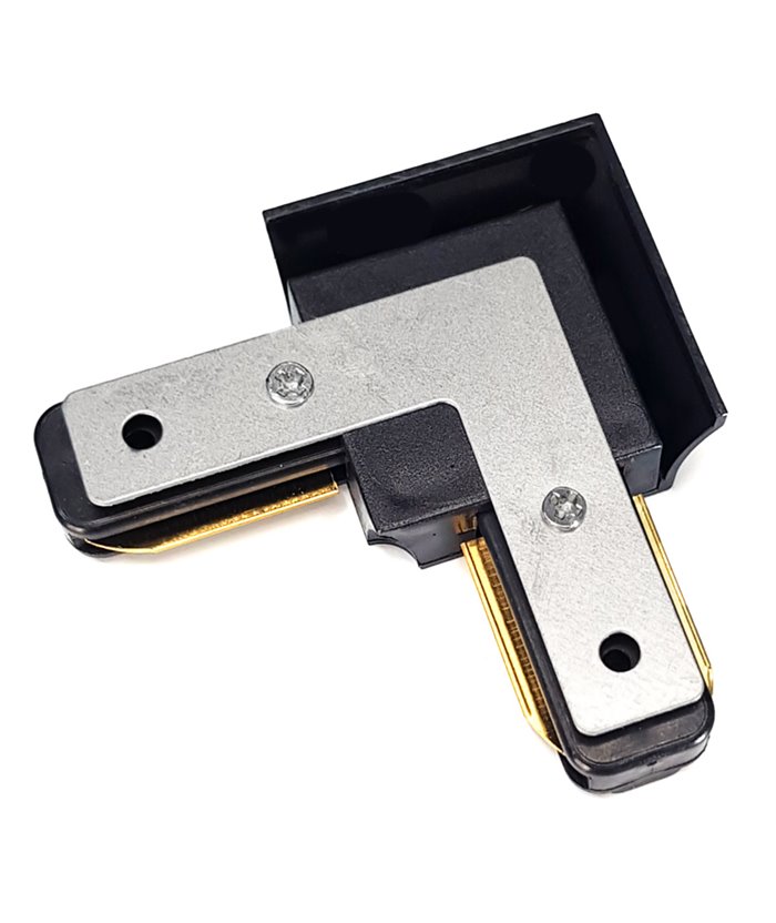 LIPER προέκταση ράγας LPTRL-SC, γωνιακή 90°, μαύρη