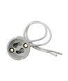 ADELEQ ντουί λάμπας GU10 με καλώδιο 16-73, 15cm, 230V, κεραμικό, λευκό