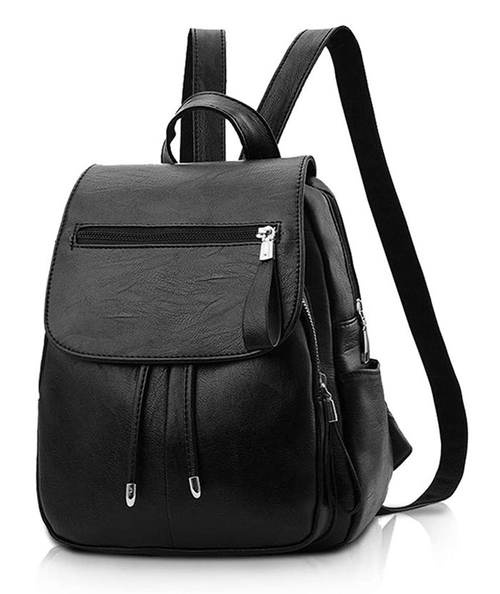 ROXXANI γυναικεία τσάντα πλάτης LBAG-0018, μαύρη