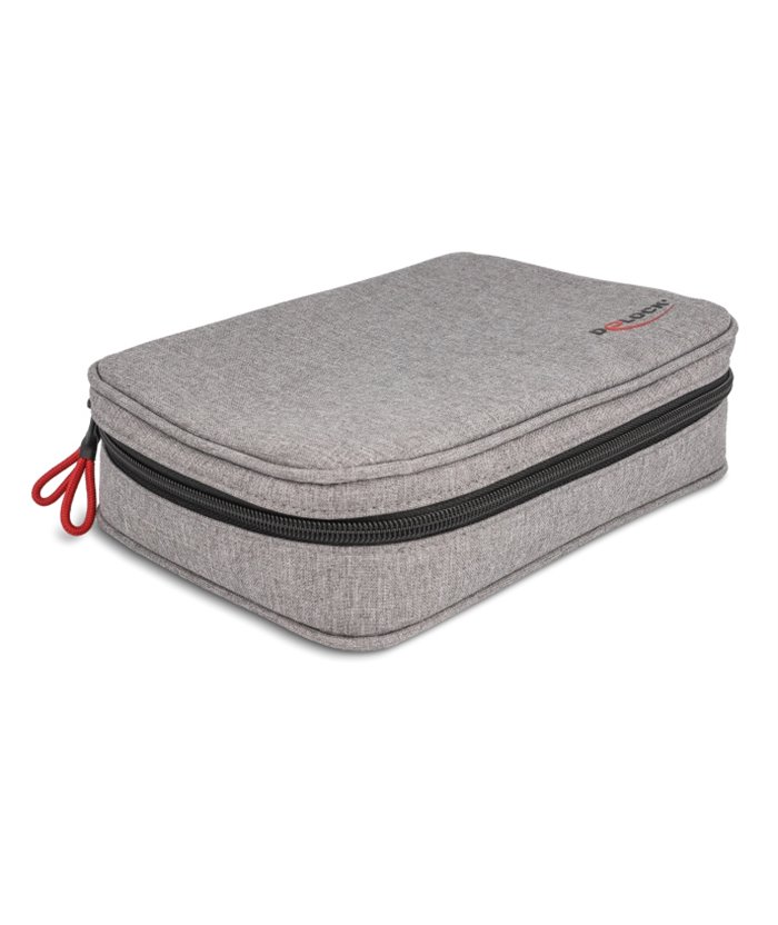 DELOCK θήκη οργάνωσης αξεσουάρ 18412, 23.5x17.5x6cm, υδροαπωθητική, γκρι