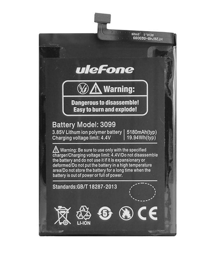 ULEFONE μπαταρία για smartphone Armor X10