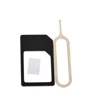 Micro Sim Adapter + Eject Pin Key For Mobile Phone