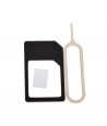 Micro Sim Adapter + Eject Pin Key For Mobile Phone