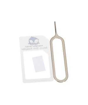Micro Sim Adapter + Eject Pin Key For Mobile Phone