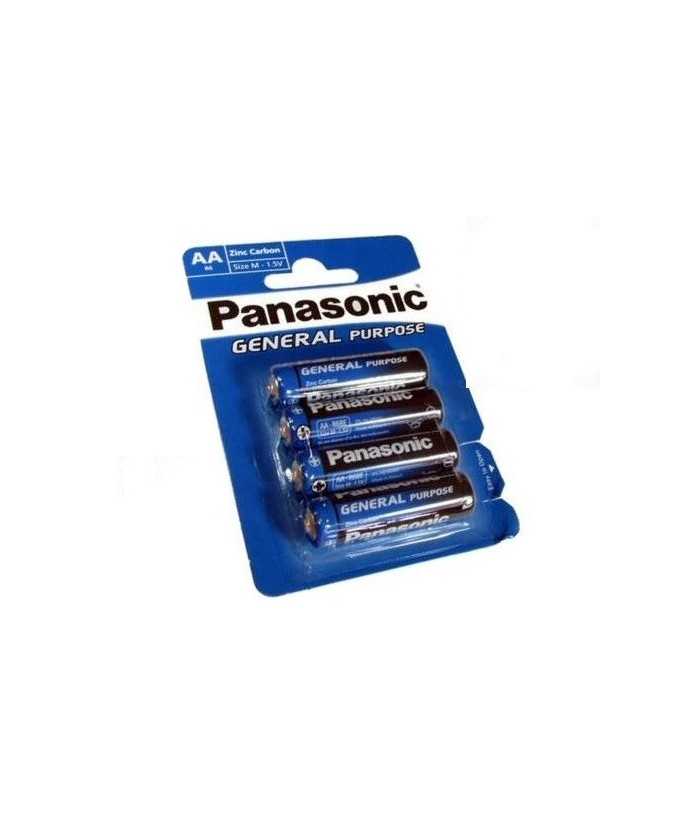 Μπαταριες Panasonic AA Zinc Carbon 4 Τεμάχια 