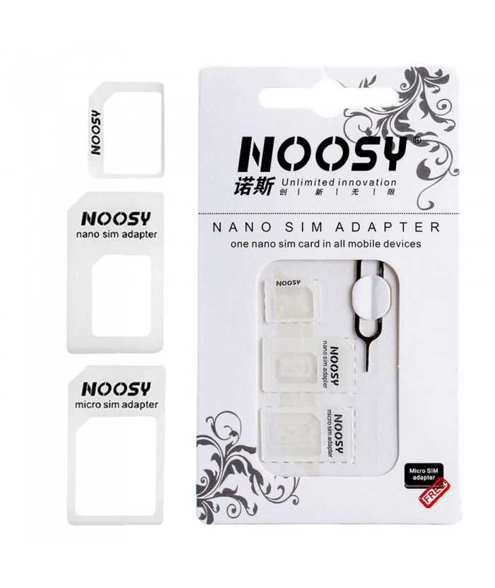 NOOSY Nano Standard Micro SIM Card Adapter Converter For Mobile Phone