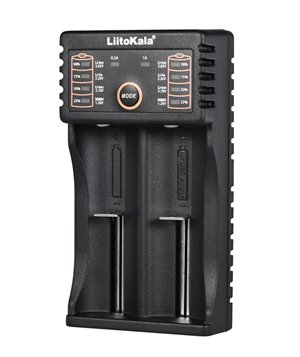 LIITOKALA φορτιστής LII-202 για μπαταρίες NiMH/CD, Li-Ion, IMR, 2 slots