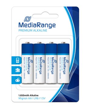 MEDIARANGE Premium Αλκαλικές μπαταρίες AA LR06, 4τμχ