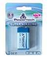 POWERTECH SUPER Αλκαλική μπαταρία 6LR61, 9V, 1τμχ
