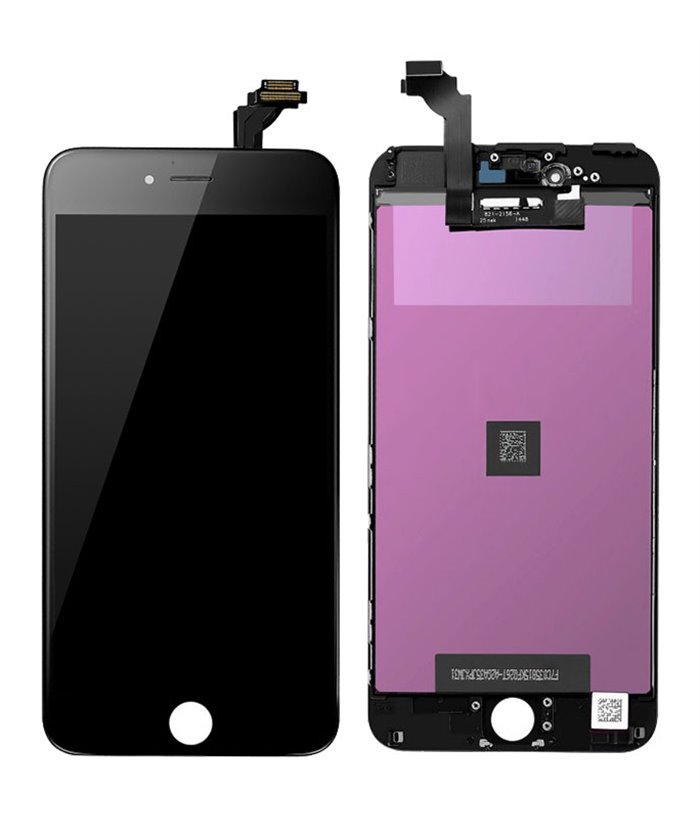 TW INCELL LCD ILCD-001 για iPhone 6, camera-sensor ring, earmesh, μαύρη