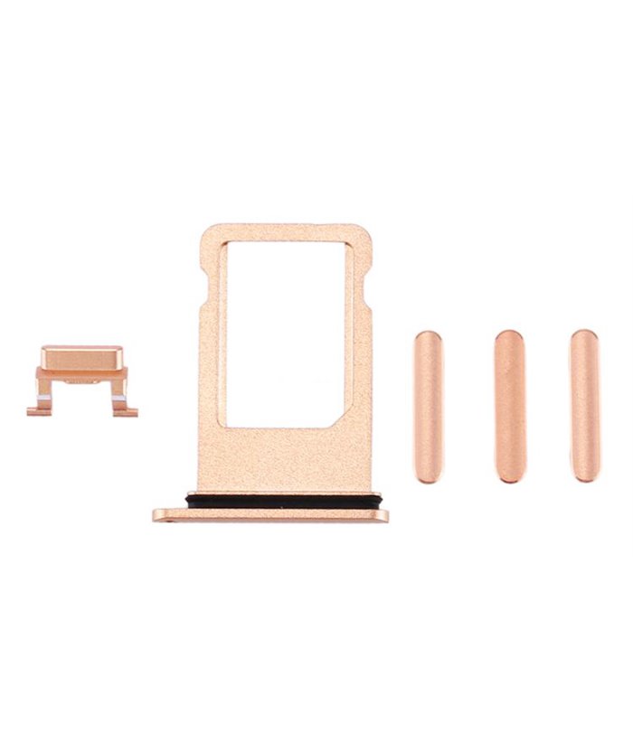 Υποδοχή κάρτας SIM και Side Button για iPhone 8 Plus, χρυσό