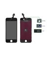 TIANMA High Copy LCD iPhone 5S, Camera-Sensor ring, ear mesh, Black
