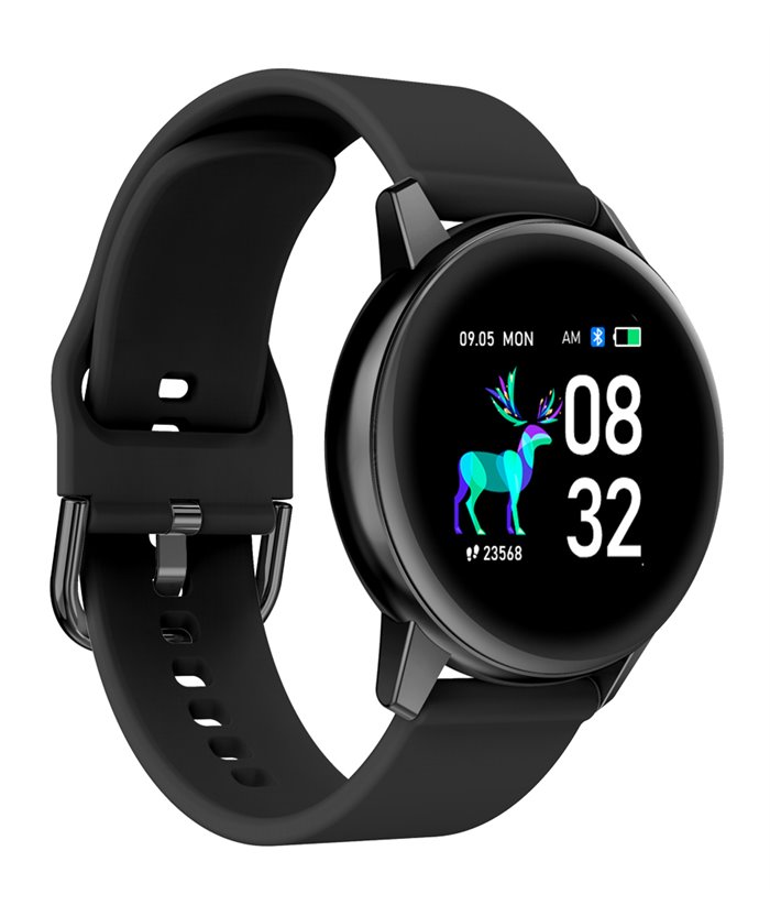 HIFUTURE smartwatch HiMATE, 1.4", IP68, heart rate monitor, μαύρο
