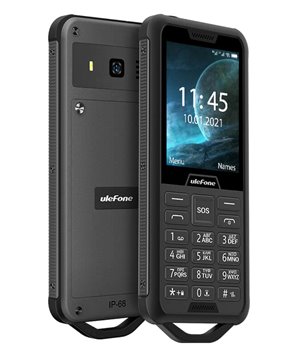 ULEFONE κινητό τηλέφωνο Armor Mini 2, IP68, 2.4", Dual SIM, μαύρο
