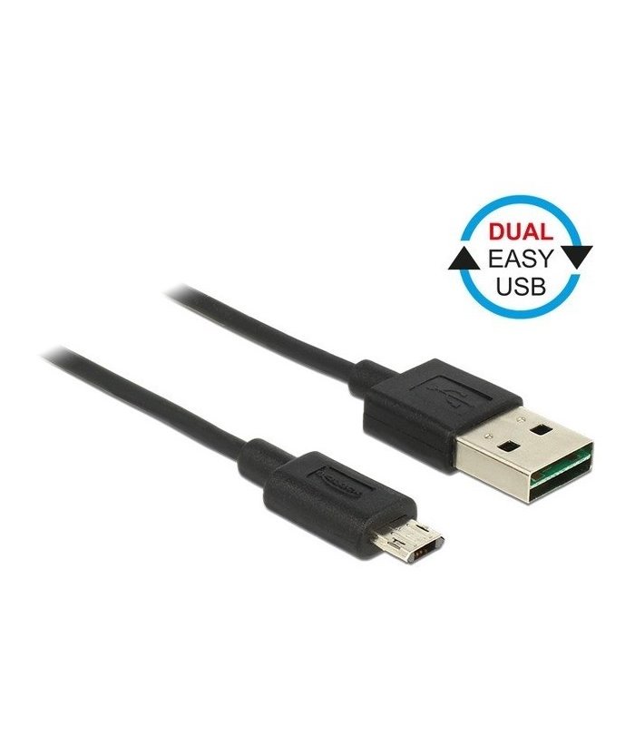 POWERTECH καλώδιο USB 2.0 σε USB Micro, Easy USB, 3m, Black