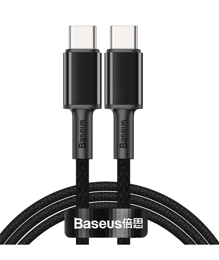BASEUS καλώδιο USB Type-C CATGD-01, 5A 100W, 1m, μαύρο