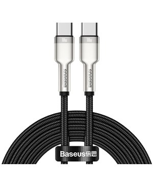 BASEUS καλώδιο USB Type-C CATJK-D01, 5A 100W, 2m, μπεζ