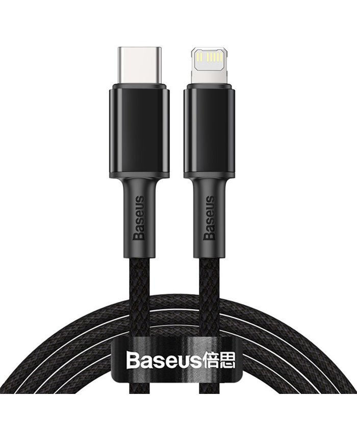 BASEUS καλώδιο USB Type-C σε Lightning CATLGD-A01, 20W, 2m, μαύρο