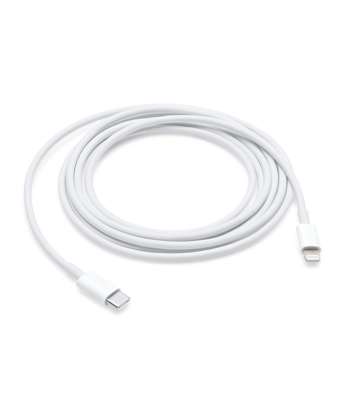 APPLE Καλώδιο USB Type-C σε Lightning, MKQ42AM-A (A1702), 2m, λευκό