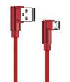 POWERTECH Καλώδιο USB σε Micro USB game 90 PTR-0041 copper, 1m, κόκκινο