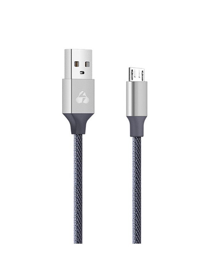 POWERTECH Καλώδιο USB σε Micro USB eco small PTR-0046 copper, 1m, ασημί