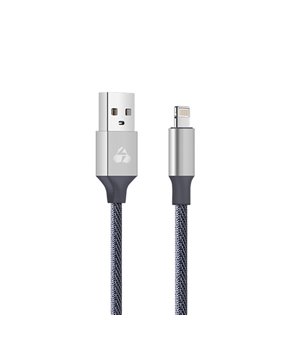 POWERTECH Καλώδιο USB σε Lightning eco small PTR-0049 copper, 1m, ασημί